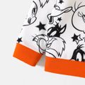 Looney Tunes Toddler Boy Letter Print Pullover Sweatshirt White image 5