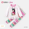 Barbie 2-piece Toddler Girl Character Graphic Christmas Set Multi-color image 1