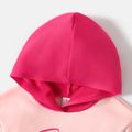 PAW Patrol Toddler Girl/Boy Colorblock Letter Print Hoodie Sweatshirt Pink image 2