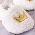 Baby / Toddler Crown Graphic Plush Prewalker Shoes White image 5