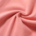 Baby Boy/Girl Solid Mock Neck Long-sleeve Top Pink image 3
