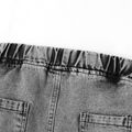 Kid Boy/Kid Girl Trendy Cotton Ripped Denim Jeans Black image 3
