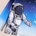 Kid Boy Space Astronaut Print Long-sleeve Tee Blue image 3