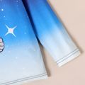 Kid Boy Space Astronaut Print Long-sleeve Tee Blue image 5