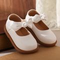 Toddler / Kid Bow Decor White Mary Jane Shoes White image 3