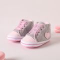 Baby / Toddler Heart Decor Allover Polka Dots Print Prewalker Shoes Grey image 1