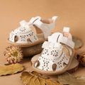 Baby / Toddler Hollow Out Sandals Prewalker Shoes White image 1