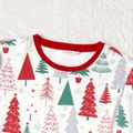 Christmas Family Matching Allover Xmas Tree Print Long-sleeve Naia Pajamas Sets (Flame Resistant) ColorBlock image 3