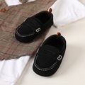 Baby / Toddler Stitch Detail Black Loafers Black image 5