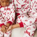 Natal Look de família Manga comprida Conjuntos de roupa para a família Pijamas (Flame Resistant) Branco image 4