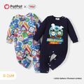 Thomas & Friends Baby Boy Graphic Print Long-sleeve Jumpsuit White image 2