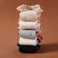 5 pares de decoração de laço de bebê sobre conjunto de meias de joelho Multicolorido image 3
