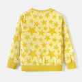 Looney Tunes Kid Girl/Boy Star Print Velvet Pullover Sweatshirt Pale Yellow image 3
