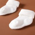 5-pairs Baby Minimalist White Cuffed Socks Set White image 4