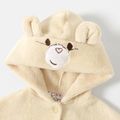 Care Bears Baby Girl 3D Ears Hooded Button Front Thermal Fleece Cape BlanchedAlmond image 4