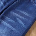 Kid Boy Casual Elasticized Denim Print Elasticized Pants Blue image 3