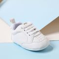 Baby / Toddler White Lace Up Breathable Prewalker Shoes White image 4