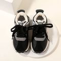 Toddler / Kid Lace Front Black Casual Shoes Black image 2