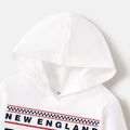 NFL Family Matching 95% Cotton Christmas Graphic Print White Long-sleeve Hoodies White image 5