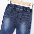 Kid Boy Casual Elasticized Cotton Ripped Denim Jeans DENIMBLUE image 5