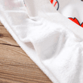 2pcs Baby Boy/Girl Allover Animal Print Long-sleeve Fleece Lined Sweatshirt and Sweatpants Set White image 5