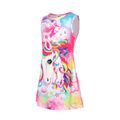 Kid Girl Unicorn Print Sleeveless Dress Multi-color image 2