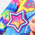 Barbie Kid Girl Tie Dyed Colorblock Hooded Sweatshirt Dress Multi-color image 4