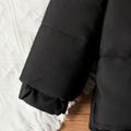 Neonato Unisex Con cappuccio Essenziale Manica lunga Cappotto/Giacca Nero image 5
