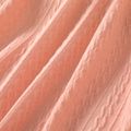 Kid Girl Turtleneck Solid Color Textured Long-sleeve Dress Pink image 5
