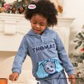 Thomas & Friends 2pcs Toddler Boy Letter Embroidered Hoodie Sweatshirt and Pants Set Blue image 5