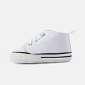 Baby / Toddler Lace Up Classic Prewalker Shoes White image 3