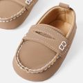 Baby / Toddler Stitch Detail Loafers Khaki image 4