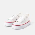 Toddler / Kid Casual Lace Up Canvas Shoes (Toddler US 6-7.5 and Toddler US 8-Little Kid US 11.5 outsole are different) White image 1