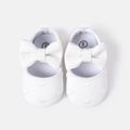 Baby / Toddler Bow Decor Heart Graphic Prewalker Shoes White image 2