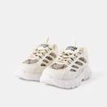 Toddler Letter Graphic Fashion Beige Sneakers Beige image 1