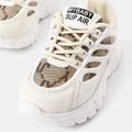 Toddler Letter Graphic Fashion Beige Sneakers Beige image 5