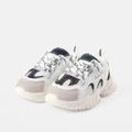 Toddler / Kid Mesh Panel Breathable Sneakers White image 1