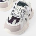 Toddler / Kid Mesh Panel Breathable Sneakers White image 5