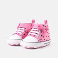 Baby / Toddler Bow Decor Heart Print Prewalker Shoes Pink image 1