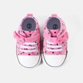 Baby / Toddler Bow Decor Heart Print Prewalker Shoes Pink image 2