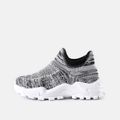 Kid Breathable Flying Woven Casual Shoes Grey image 2