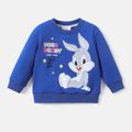 Looney Tunes Baby Boy/Girl Cartoon Animal Print Cotton Long-sleeve Sweatshirt Blue image 5