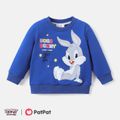 Looney Tunes Baby Boy/Girl Cartoon Animal Print Cotton Long-sleeve Sweatshirt Blue image 1