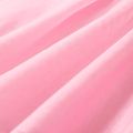 Barbie Toddler Girl Letter Print Mesh Splice Cotton Long-sleeve Dress Pink image 5