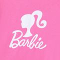Barbie 2pcs Kid Girl Valentine's Day Short-sleeve Cotton Tee and Letter Print Flared Pants Set PINK image 3