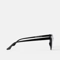 Kid Vintage Narrow Cat Eye Frame Decorative Glasses Black image 4