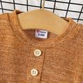 Baby Boy/Girl Long-sleeve Heathered Pullover Brown image 4