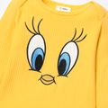 Looney Tunes 2pcs Baby Boy/Girl Cartoon Print Long-sleeve Romper & Pants Set Yellow image 4