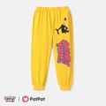 Looney Tunes Toddler Girl/Boy Letter Print Elasticized Cotton Pants Yellow image 1