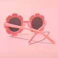 Valentine's Day Toddler / Kid Heart Decor Floral Frame Glasses (With Glasses Case) Pink image 2